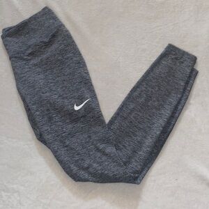 Nike dri-fit leggings. Gray, not seamless, size small